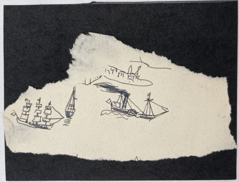 SLAVKO KOPAČ (1913-1995) - Composition, frottage de crayon sur papier, cachet d…