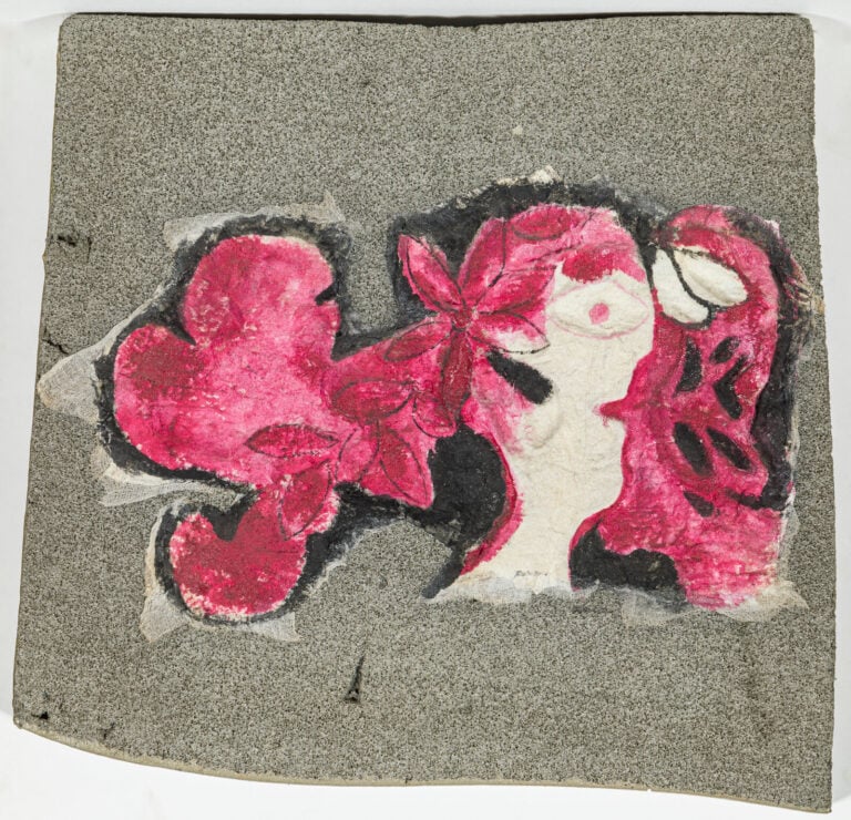 SLAVKO KOPAČ (1913-1995) - Composition - Gaze peinte collée sur mousse, cachet…