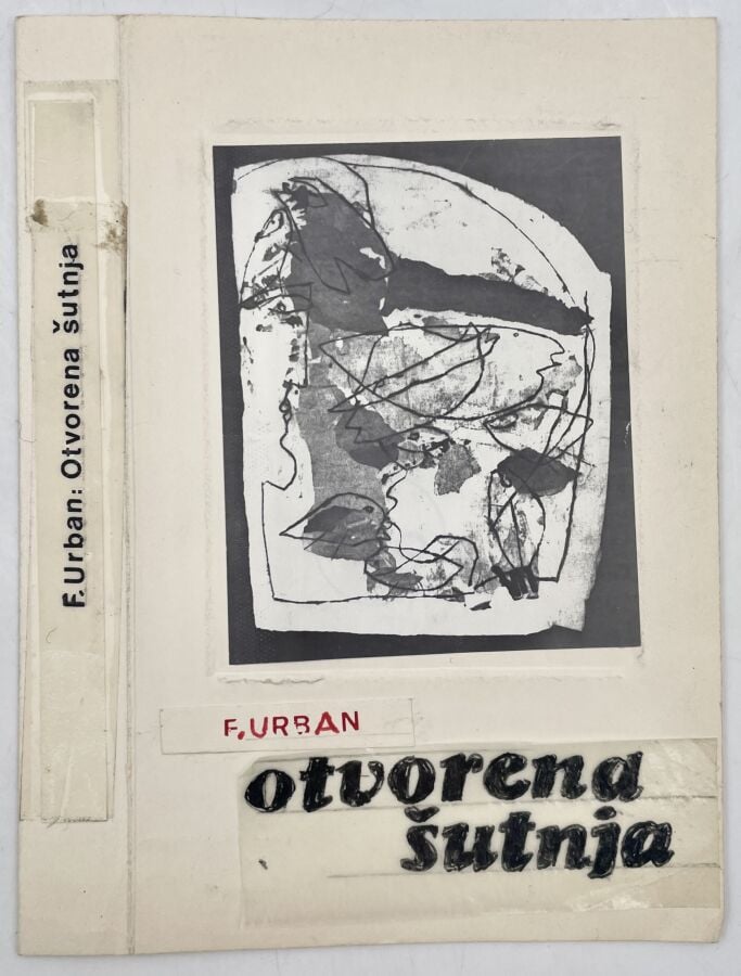 SLAVKO KOPAČ (1913-1995) - Composition, stylo bille sur papier imprimé au dos,…