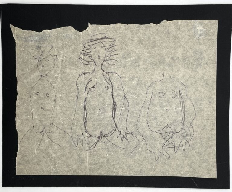 SLAVKO KOPAČ (1913-1995) - Compositions, 2 gouaches et crayon de couleur sur pa…
