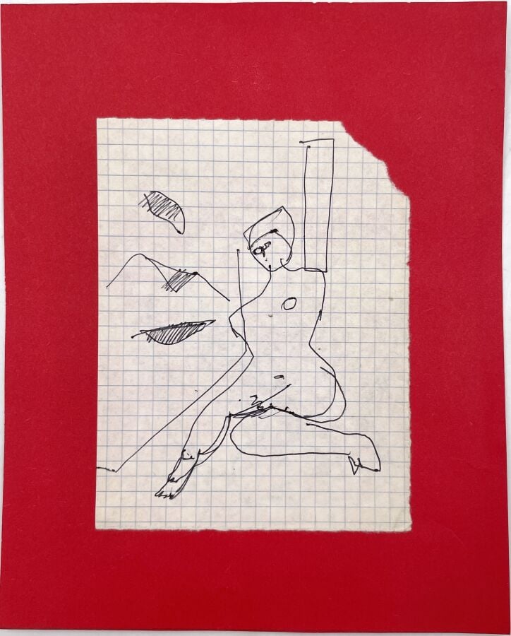 SLAVKO KOPAČ (1913-1995) - Compositions aux 5 têtes, 1983, encre sur papier de…