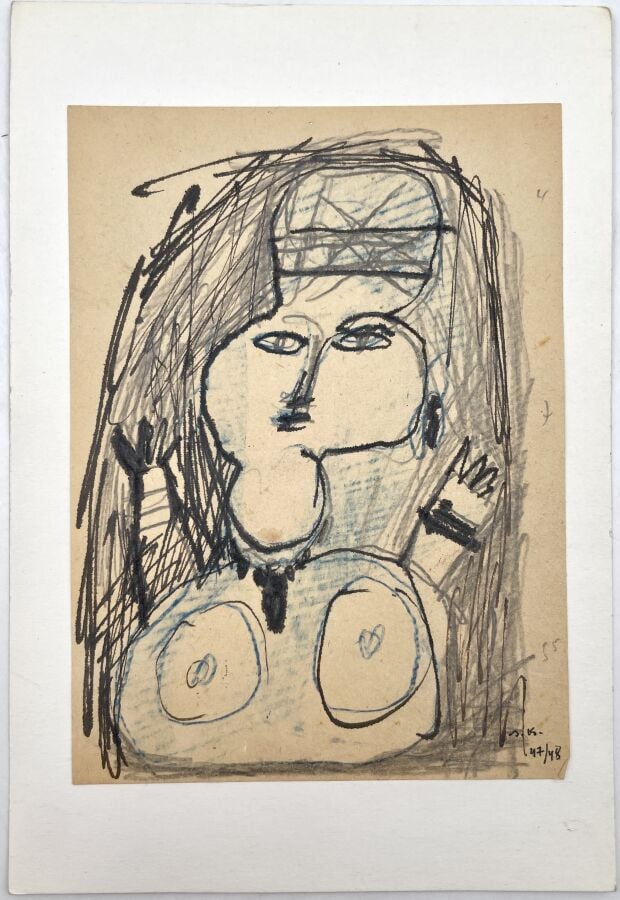 SLAVKO KOPAČ (1913-1995) - Danseuse, 1959 encre sur papier, signée et datée en…