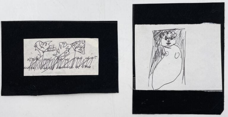 SLAVKO KOPAČ (1913-1995) - Esquisses de femme ; Paysage aux arbres, 2 stylos bi…