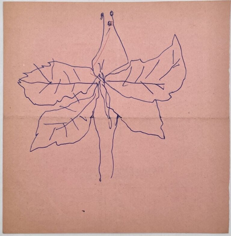 SLAVKO KOPAČ (1913-1995) - Femme ,encre sur papier cartonné imprimé au dos et d…