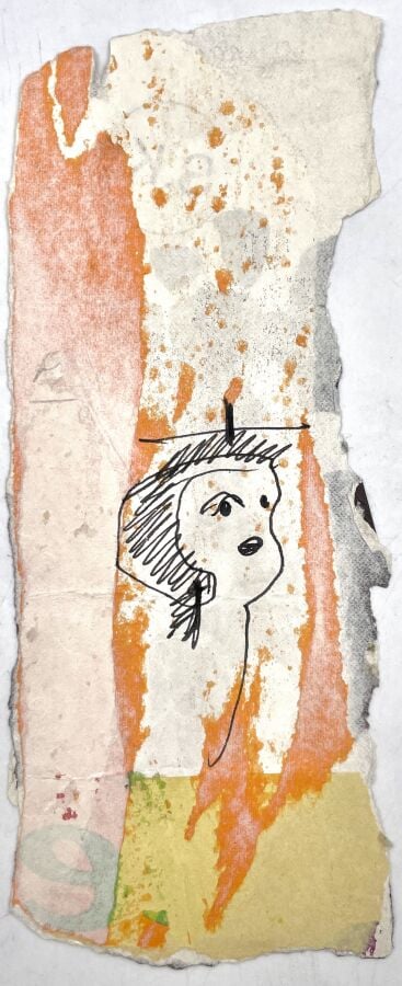 SLAVKO KOPAČ (1913-1995) - Frise de personnages 1963-64, encre sur papier, daté…