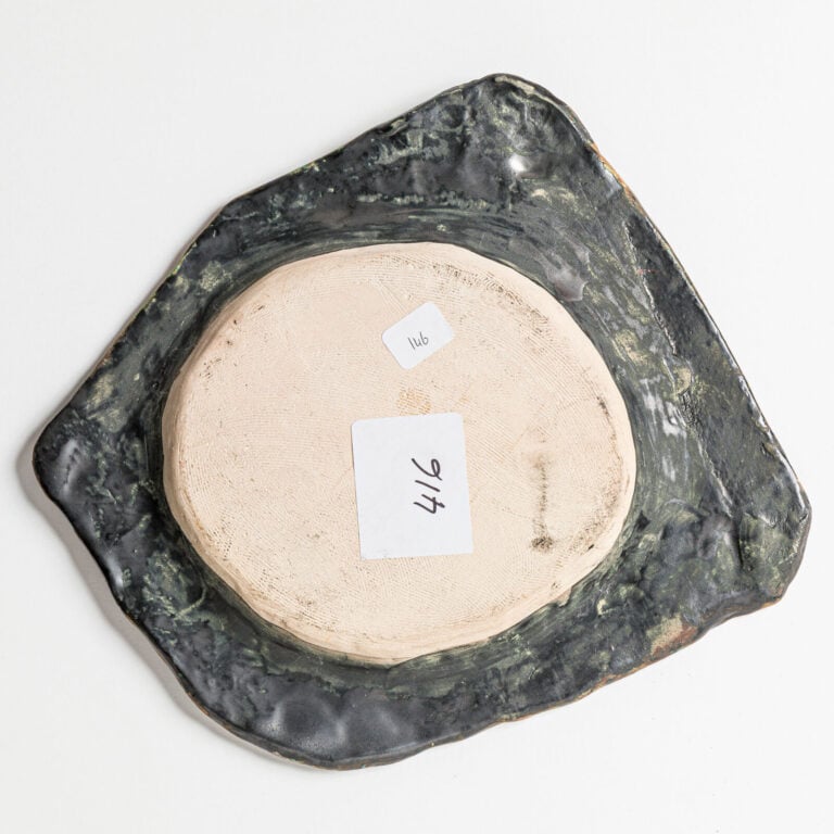 SLAVKO KOPAČ (1913-1995) - Grappe de raisins,1958 - Vide poche en terre cuite p…