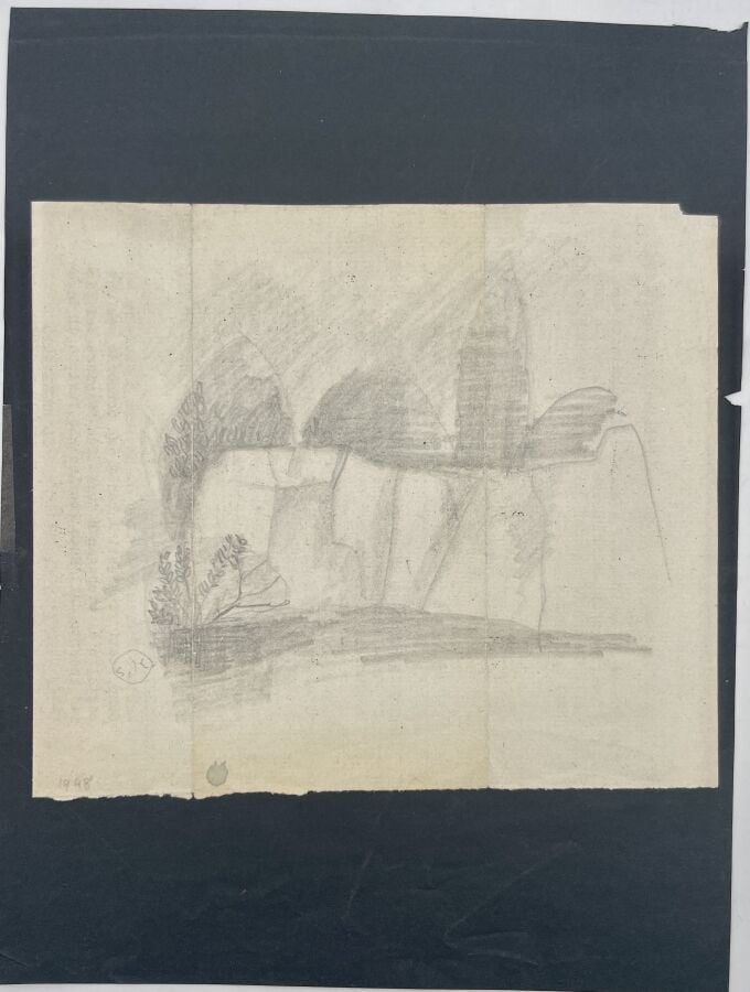 SLAVKO KOPAČ (1913-1995) - Groupe de personnages, 1977, stylo sur papier, daté…
