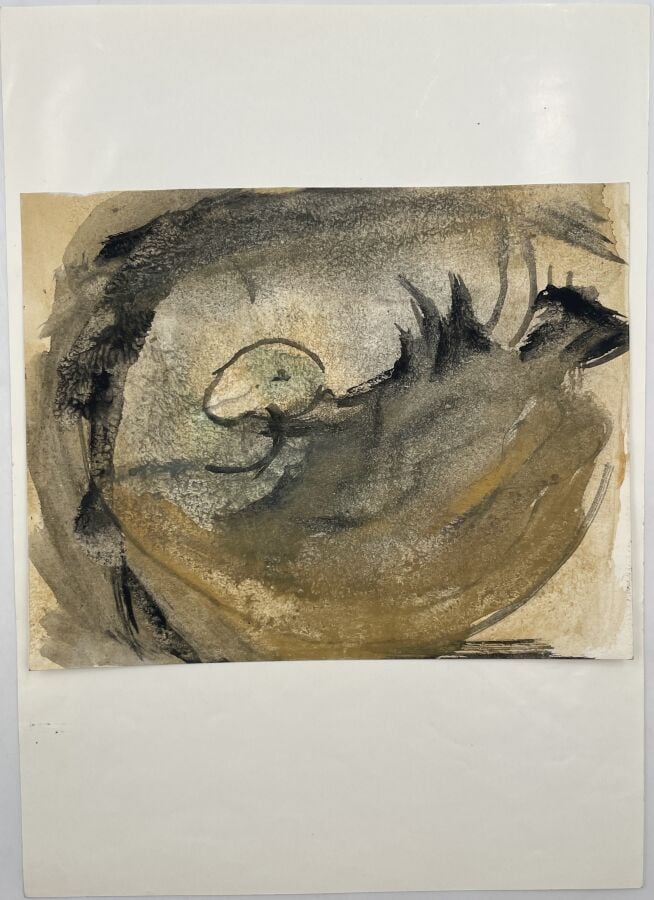 SLAVKO KOPAČ (1913-1995) - Groupe de personnages, 1977, stylo sur papier, daté…