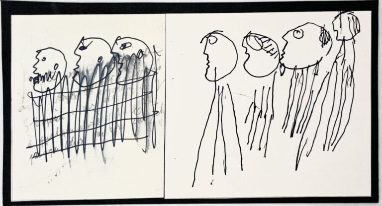 SLAVKO KOPAČ (1913-1995) - Groupes de personnages, Encre, crayon et une encre s…