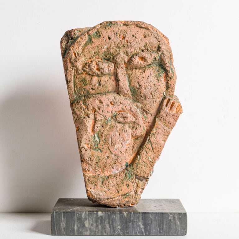SLAVKO KOPAČ (1913-1995) - Maternité - Terre cuite partiellement émaillée, fixé…