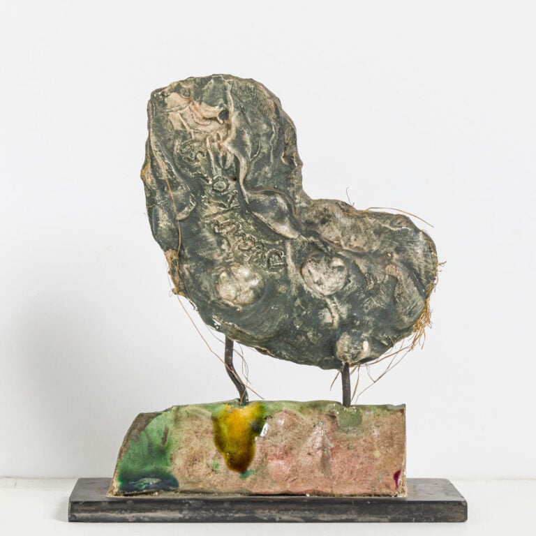 SLAVKO KOPAČ (1913-1995) - Oiseau, 1959 - Terre cuite émaillée et différents ma…