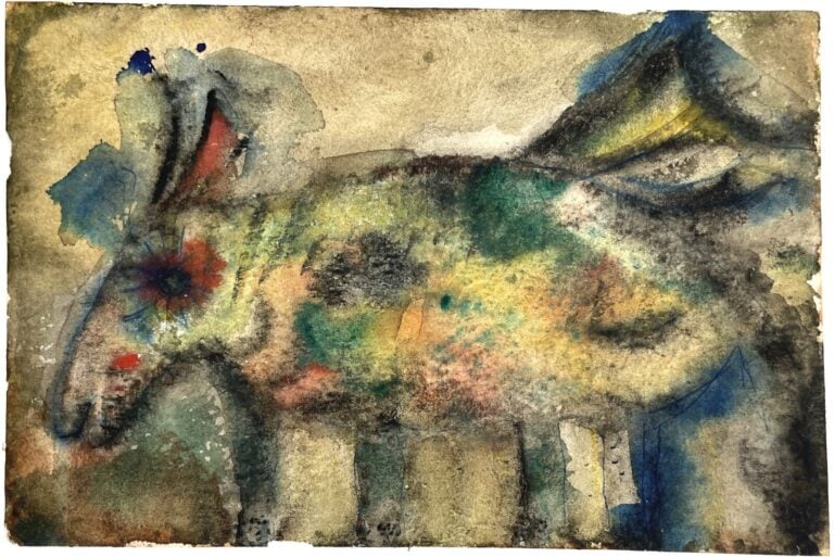 SLAVKO KOPAČ (1913-1995) - Oiseau I, 1965, collage sur carton, monogrammé au st…