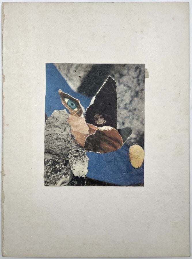 SLAVKO KOPAČ (1913-1995) - Oiseau I, 1965, collage sur carton, monogrammé au st…