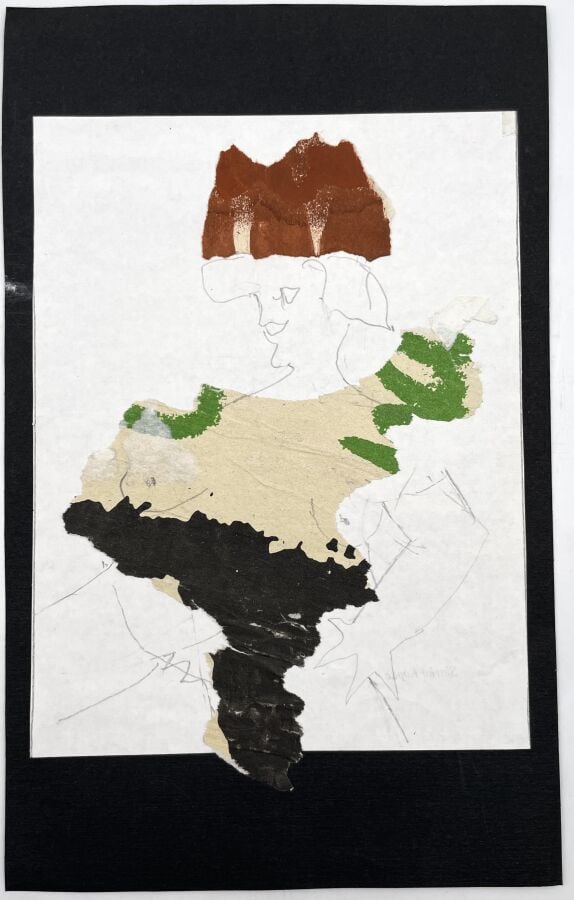 SLAVKO KOPAČ (1913-1995) - Oiseaux, 1962, stylo bille sur papier, signé « Slavk…