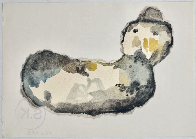 SLAVKO KOPAČ (1913-1995) - Oiseaux, encre noire, encre de couleurs et lavis d'e…