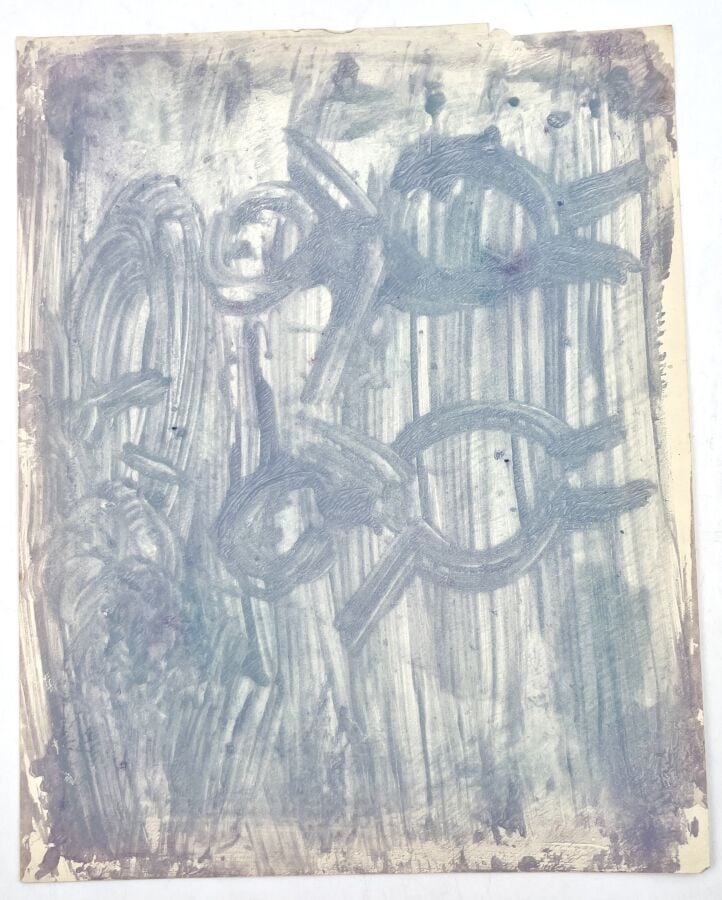 SLAVKO KOPAČ (1913-1995) - Papillons(?), 3 estampes avec variation de couleurs,…