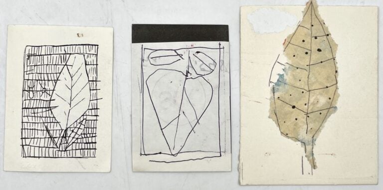 SLAVKO KOPAČ (1913-1995) - Personnage, encre sur papier collé sur un bout de ca…