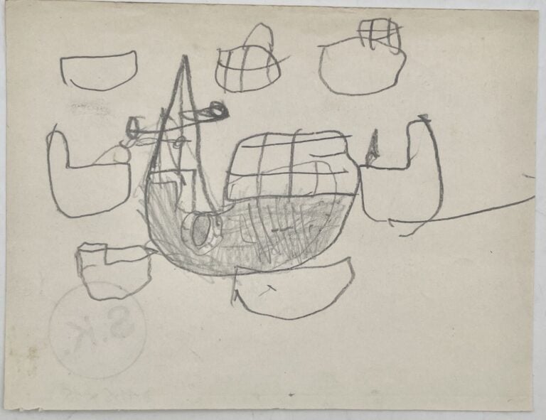 SLAVKO KOPAČ (1913-1995) - Personnage, estampe, cachet du monogramme au dos, -…