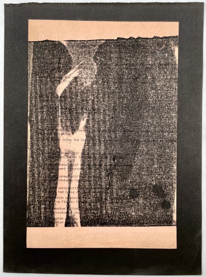 SLAVKO KOPAČ (1913-1995) - Sans titre, double face, encre sur papier, cachet «…