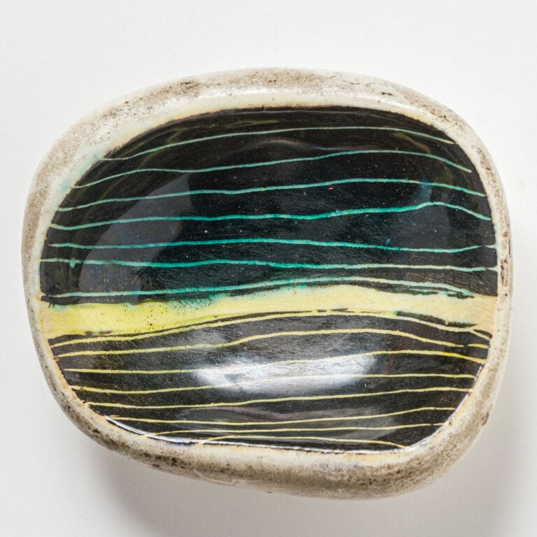 SLAVKO KOPAČ (1913-1995) - Vide poche, circa 1950 - Céramique émaillée, signée…