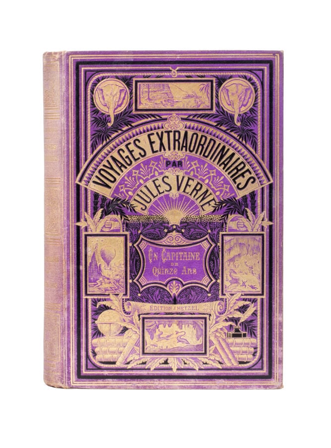 Un Capitaine de quinze ans par Jules Verne. Illustrations de Henri Meyer. Paris…