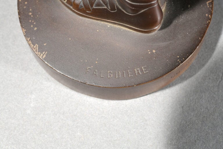 Alexandre FALGUIERE (1831-1900), d'après - Phryné - Epreuve en bronze à patine…