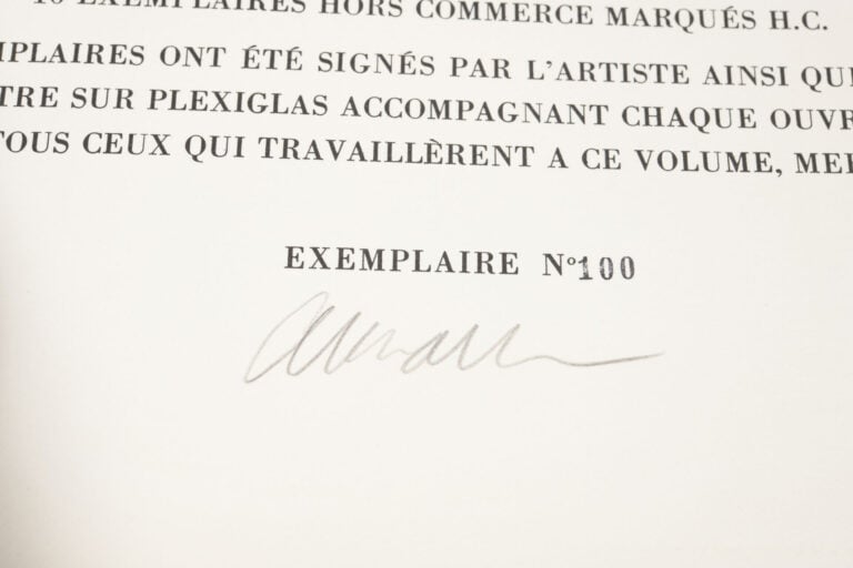 Armand FERNANDEZ dit ARMAN (1928-2005) - Passe-Temps - Ouvrage sérigraphié avec…
