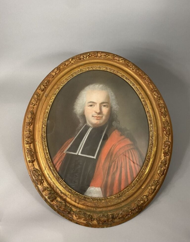 Attribué à Jean VALADE (1709-1787)? - Portrait d'un conseiller au Parlement de…