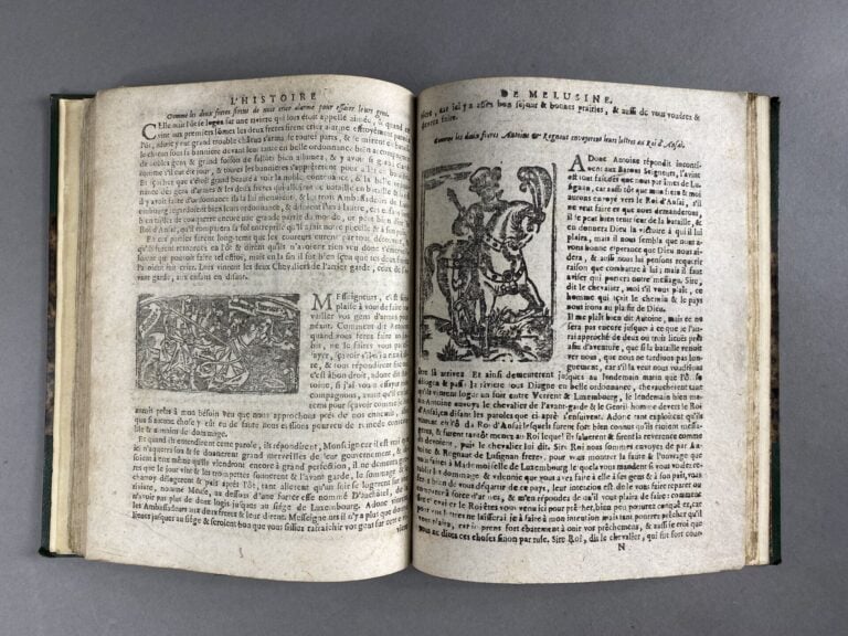 [BIBLIOTHÈQUE BLEUE]. Ouvrage de colportage. - L'Histoire de Melusine. Nouvelle…
