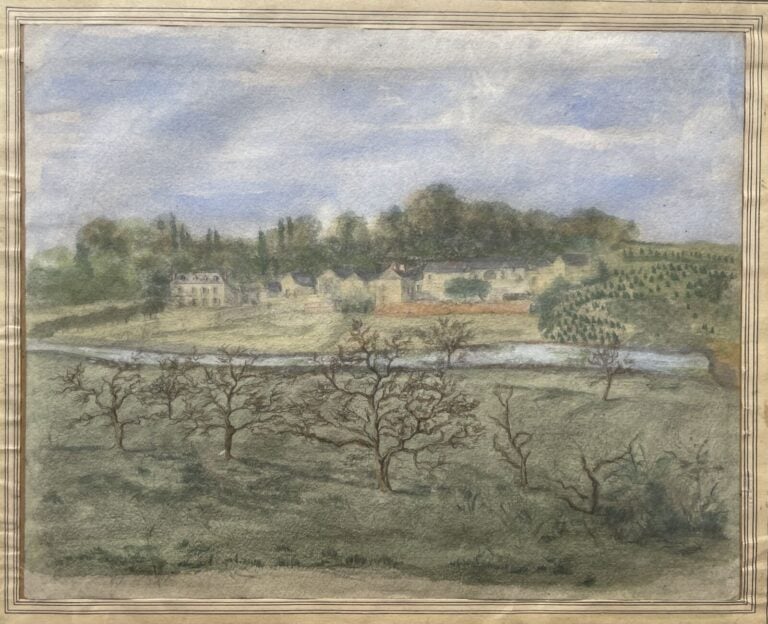 ECOLE XXème - Paysage - Aquarelle sur papier, non signé - 22.5 x 29 cm - - Lot…