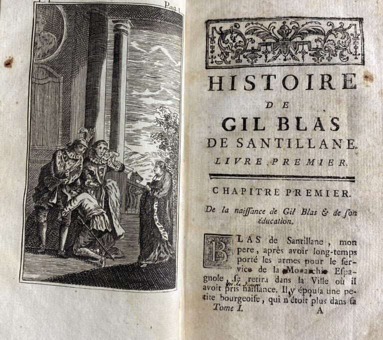 LESAGE : - Histoire de Gil Blas de Santillane. Dernière édition, revue, corrigé…