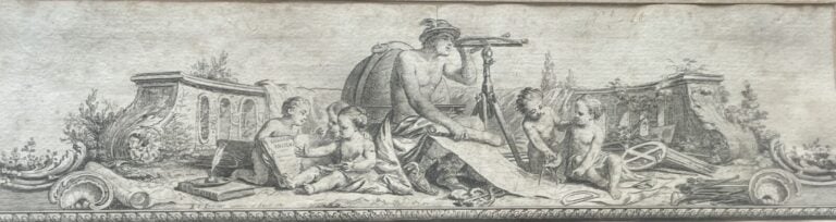 Lot de gravures comprenant : - 1/ Ninette, gravure d'après Boucher/Demarteau (a…