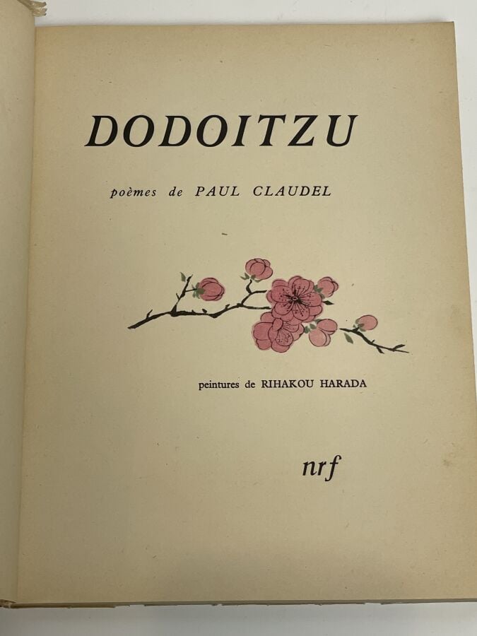 Paul CLAUDEL - Dodoitzu - Poèmes de Paul Claudel, peintures de rihakou Harada -…