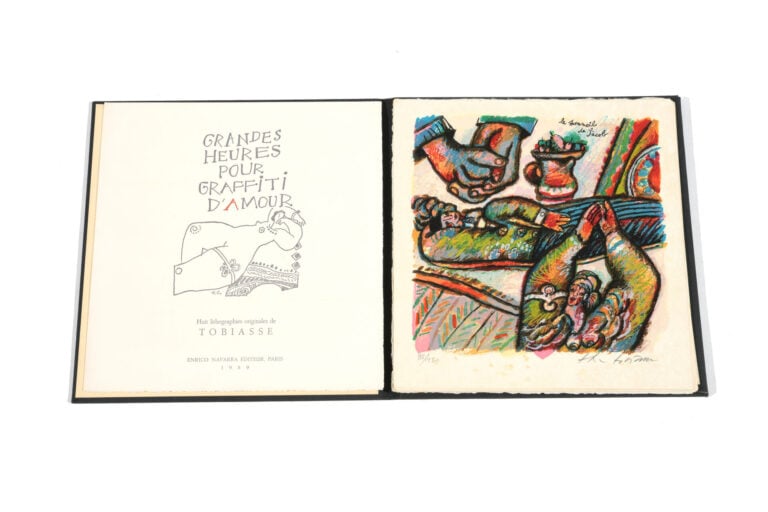 Théo TOBIASSE (1927-2012) - "Grandes heures pour graffiti d'amour" - Enrico Nav…