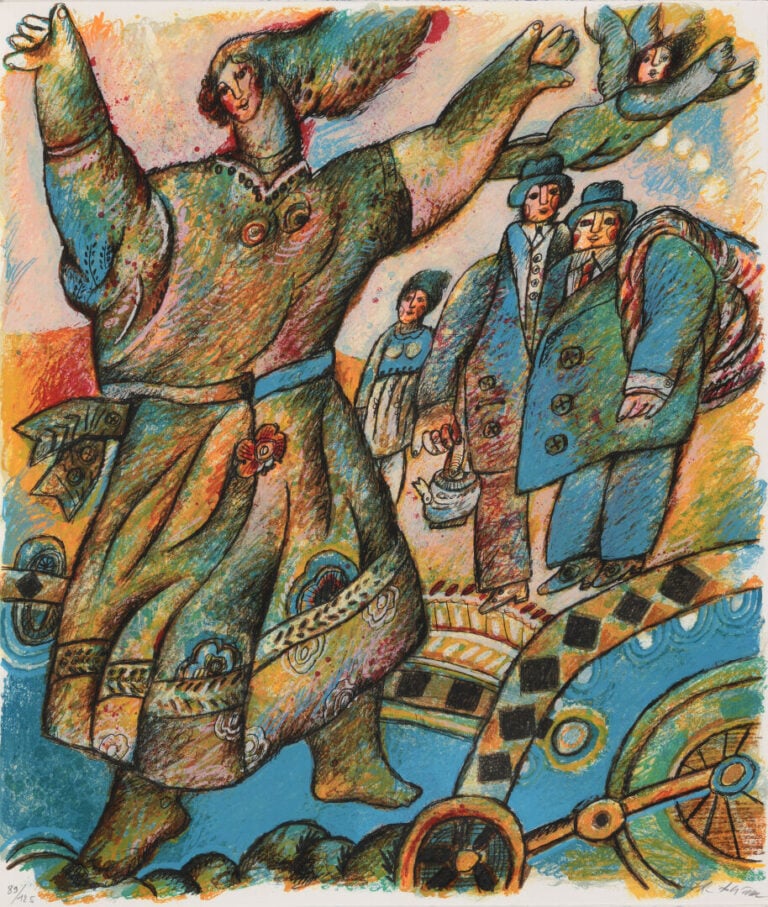 Théo TOBIASSE (1927-2012) - Poème à trois voix au pied de la montagne, 1988 - P…