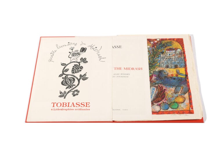 Théo TOBIASSE (1927-2012) - Quatre lumières du Midrash - Projects for leaded gl…