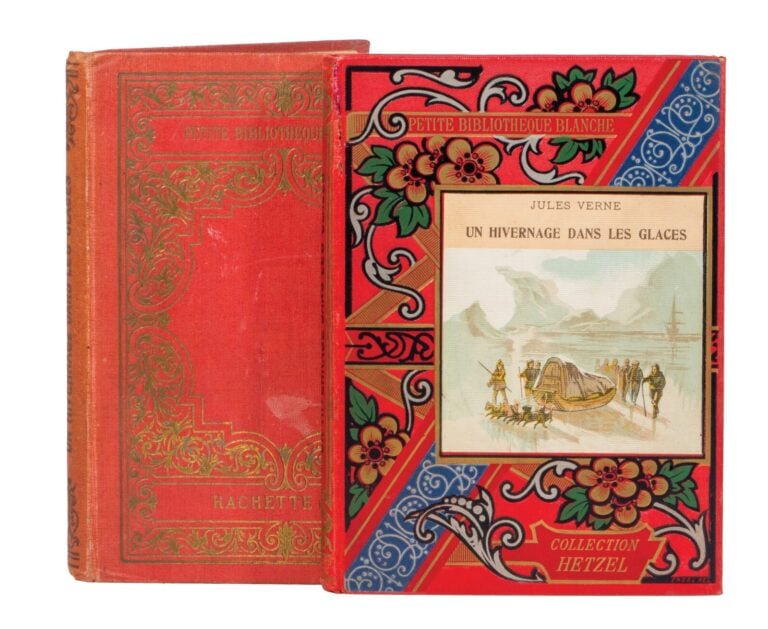 2 « Petite bibliothèque Blanche » Jules Verne - [Terres polaires] Un hivernage…