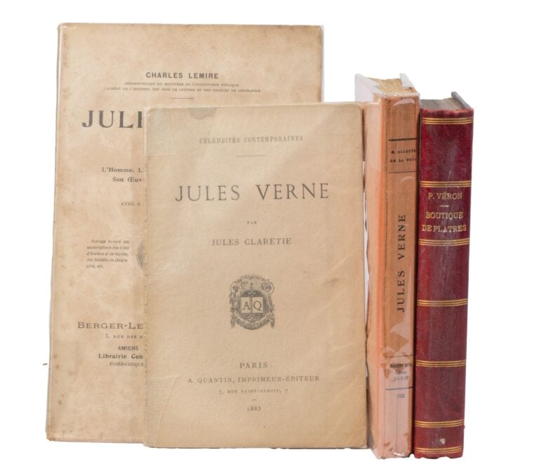 4 ouvrages sur Jules Verne - Jules Verne/1828-1905 par Charles Lemire. Paris, B…