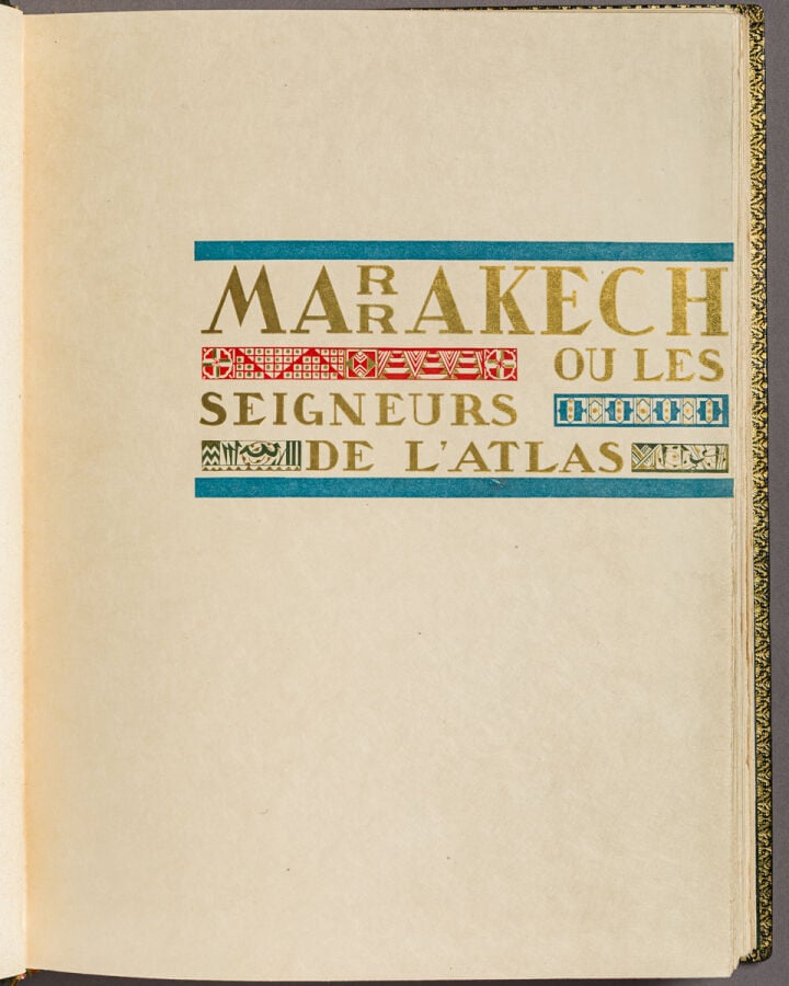 ANDRÉ SUREDA - Jérome et Jean Tharaud - Marrakech ou Les Seigneurs d'Atlas, Cir…