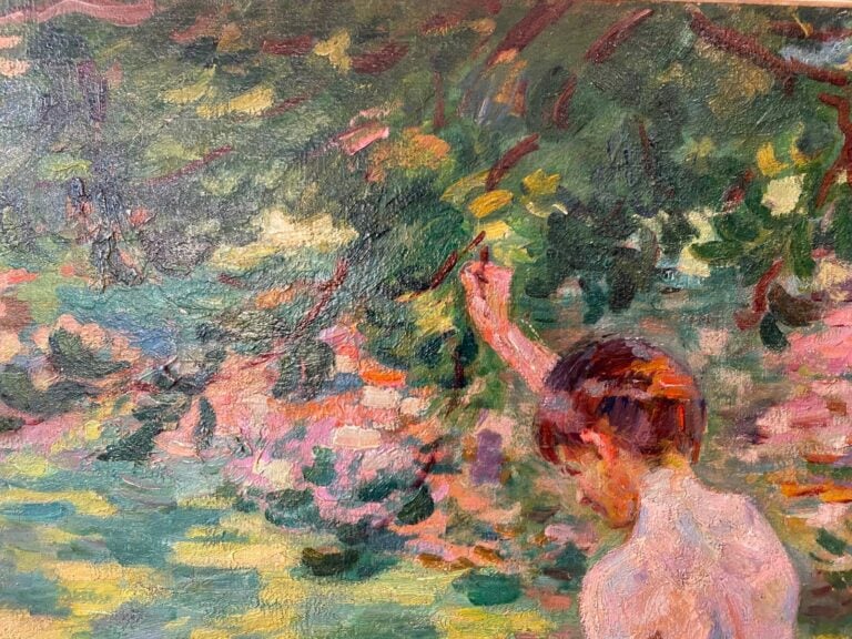 Armand GUILLAUMIN (1841-1927) (04433) - Baigneurs à Crozant, c.1905 - Huile sur…