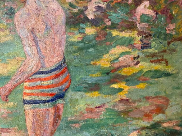 Armand GUILLAUMIN (1841-1927) (04433) - Baigneurs à Crozant, c.1905 - Huile sur…