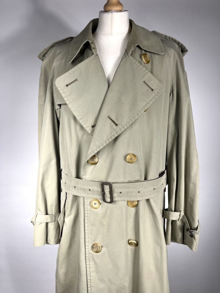 BURBERRYS' - Trench-coat pour homme en gabardine de coton mastic, doublure amov…