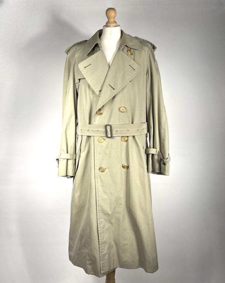 BURBERRYS' - Trench-coat pour homme en gabardine de coton mastic, doublure amov…
