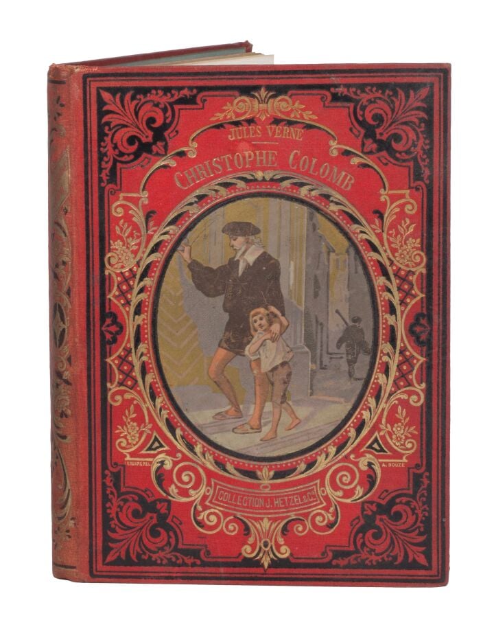 Christophe Colomb par Jules Verne. Illustrations par Adrien Marie. Paris, Éduca…