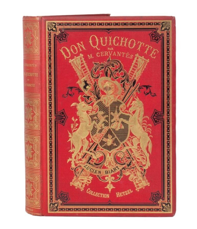 Don Quichotte de la Manche par M. de Cervantes. Ill. par Tony Johannot. Paris,…