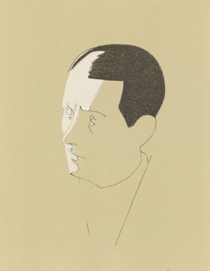 EDUARDO ARROYO - André Malraux, Les Oraisons funèbres. - Lithographies original…