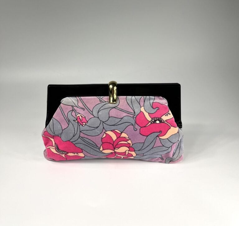 EMILIO PUCCI - Chemisier en crêpe de soie imprimé à motif de fleurs roses, blan…