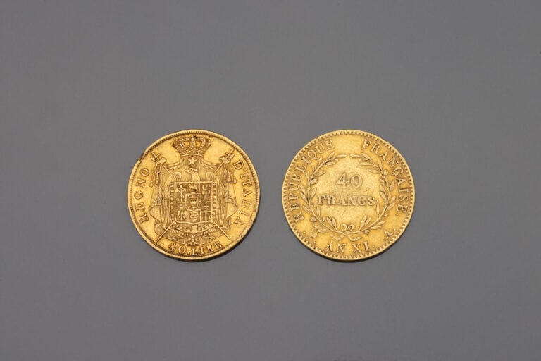 FRANCE - 1 pièce de 40 francs or Bonaparte Premier Consul An XI. Poids : 12.8 g…
