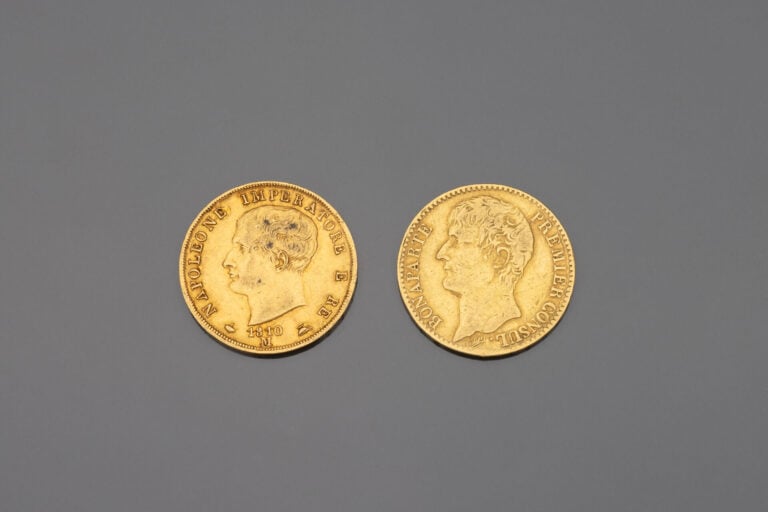 FRANCE - 1 pièce de 40 francs or Bonaparte Premier Consul An XI. Poids : 12.8 g…