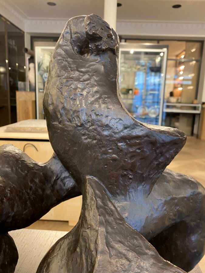 Henri LAURENS (1885-1954) (04447) - Groupe de sirènes, 1938, - Bronze à patine…